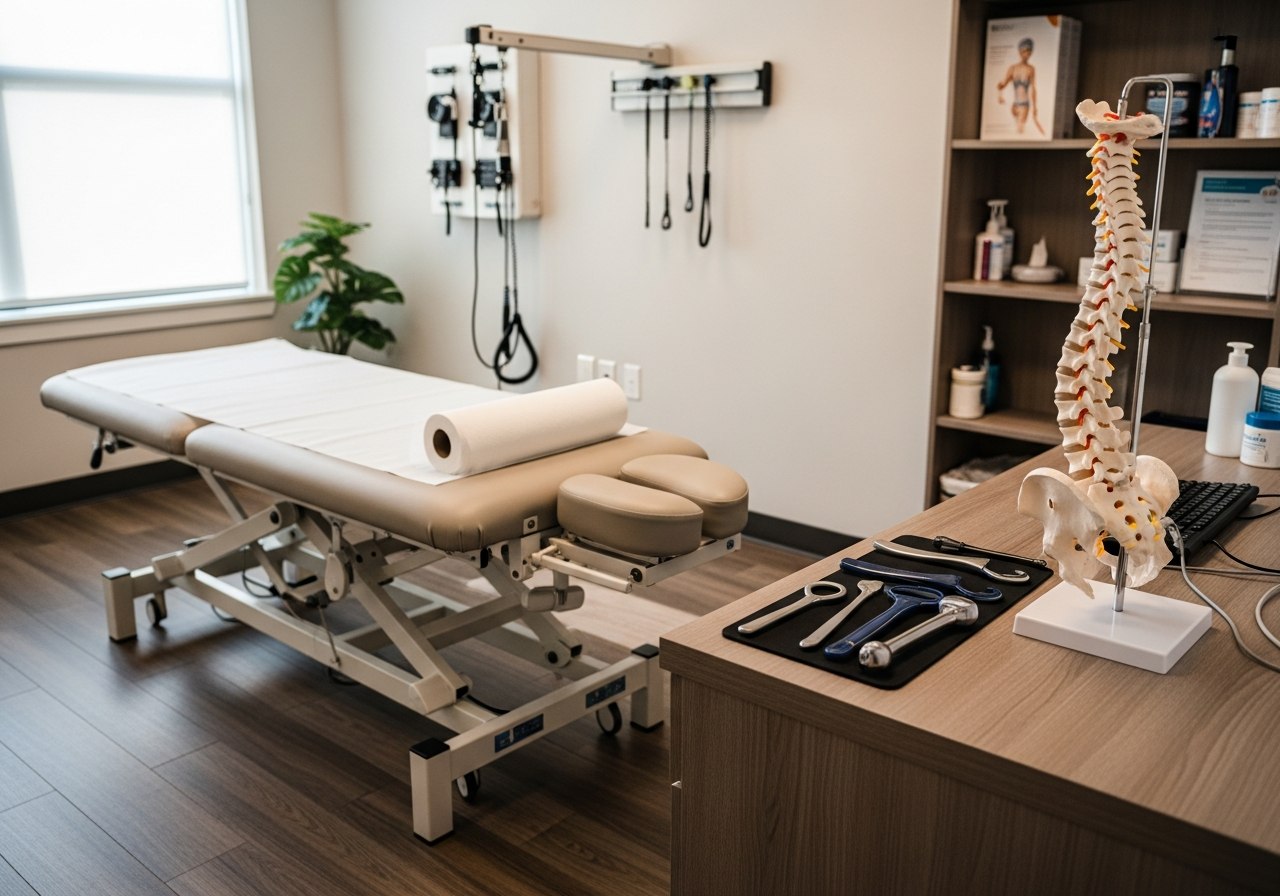 Chiropractor performing cervical adjustment on patient at Wellness Revive Clinic in Woodbridge