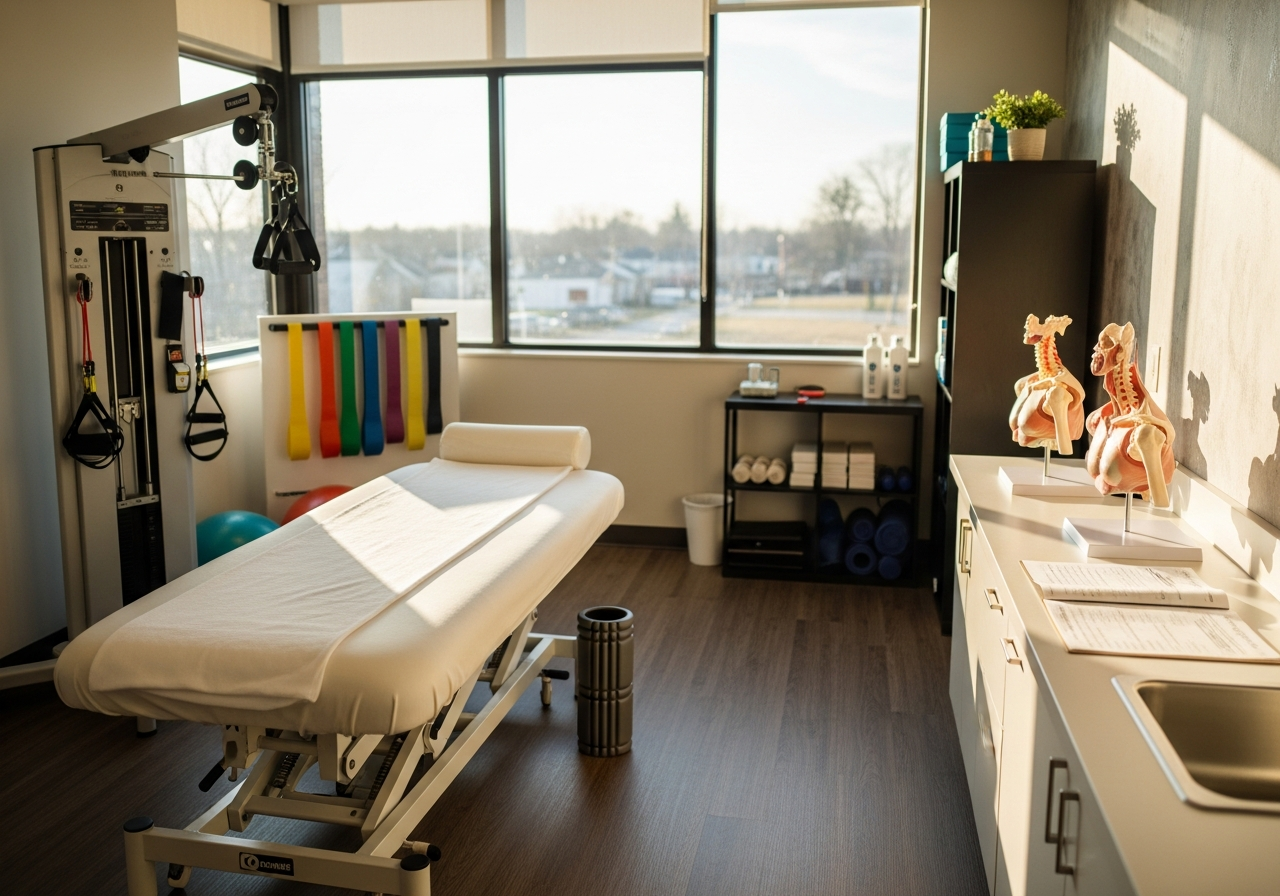 Therapist performing shoulder mobilization technique on patient at Wellness Revive Clinic